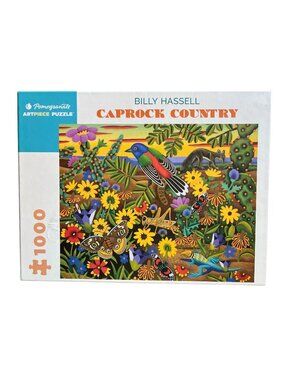 Billy Hassell Caprock Country 1000-Piece Jigsaw Puzzle By Pomegranate Complete